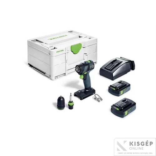 Festool Akkus fúró-csavarbehajtó, TXS 18 C3,0-Plus