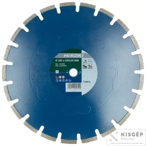 Hikoki gyémántkorong 350x20x10 2gy