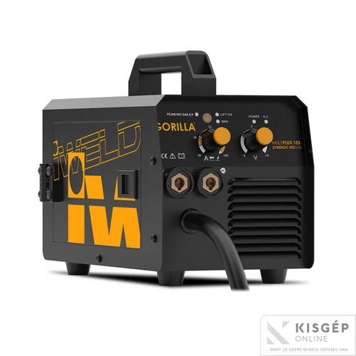 IWELD GORILLA MULTIFLUX 153 SYNERGIC NOGAS hegesztőinverter