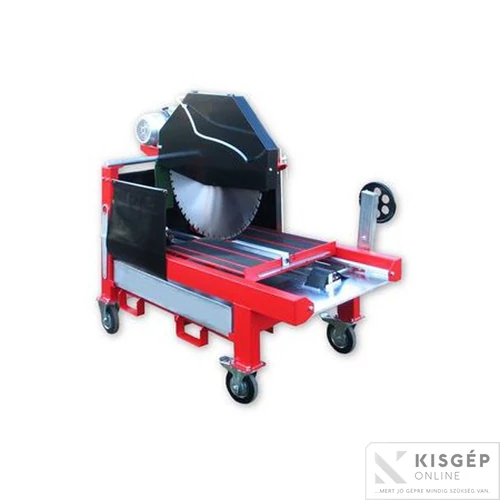 KO 7,5 kW, 400 V, Ø 1000 mm, vágási mélység: 40 cm, kerekekkel, vágótárcsával, láncos asztalmozgatással