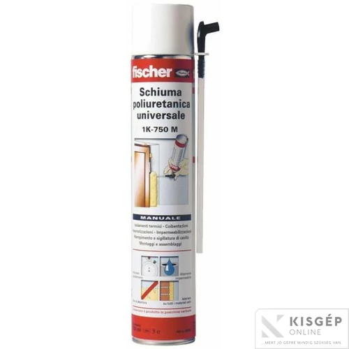 Fischer PU 750 B3 W1 prémium gyorsszerelőhab 1db