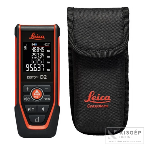 Leica DISTO D2R távolságmérő zöld, dőlésérzékelővel 150m