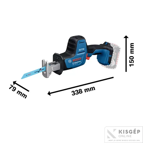 Bosch GSA 18V-24 Akkus orrfűrész | Akku és töltő nélkül