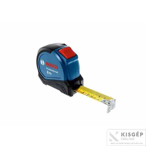 1600A01V3S Bosch 8 m-es Autolock mérőszalag M