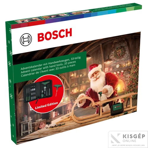 Bosch Adventi kalendárium 2024 33db-os szett