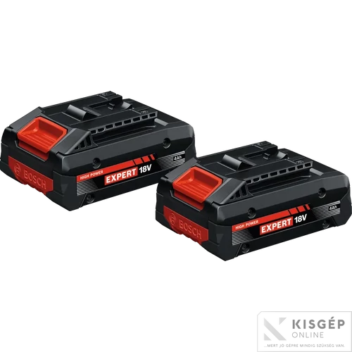 Bosch 2x EXBA 18V-40 Akkumulátor kartondobozban