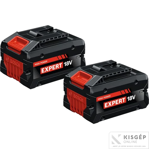 Bosch 2x EXBA 18V-80 Akkumulátor kartondobozban