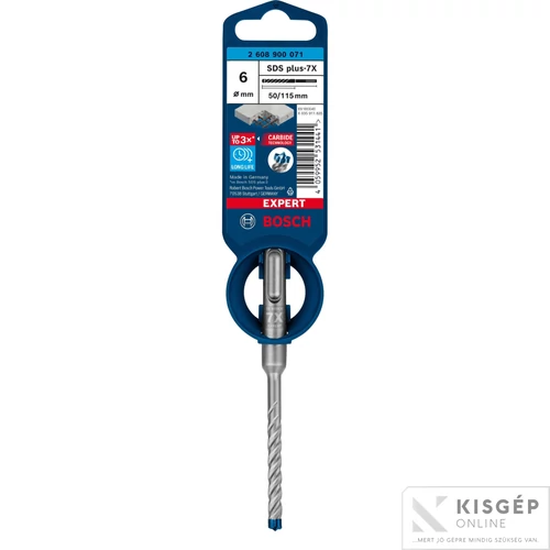 Bosch EXPERT SDS Plus-7X fúrószár   6x50 mm