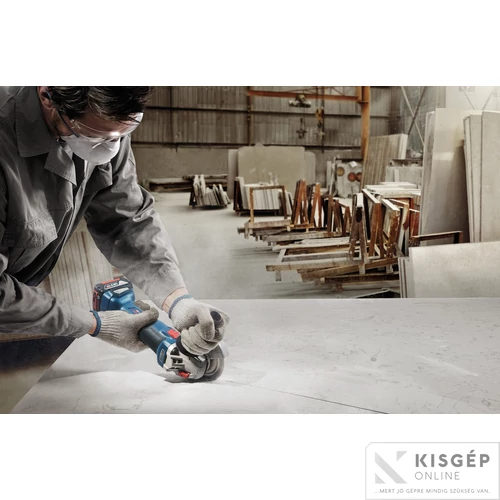 Bosch GWS 18V-10 (125mm) akkus sarokcsiszoló akku és töltő nélkül