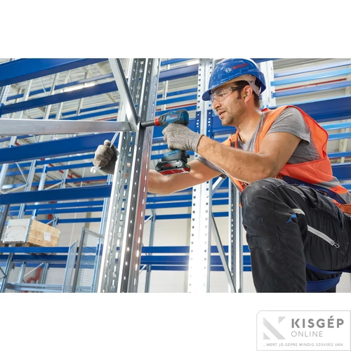 Bosch GDX 18V-200 akkus ütvecsavarozó bitbefogású + 2x4.0 Ah akku, gyorstöltő +  L-case koffer