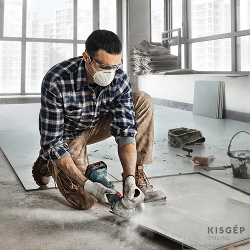 Bosch GWS 180-LI 125mm Akkus sarokcsiszoló akku és töltő nélkül