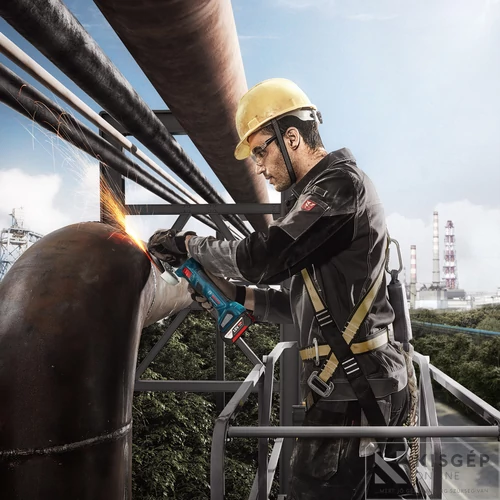 Bosch GWS 180-LI 125mm Akkus sarokcsiszoló akku és töltő nélkül