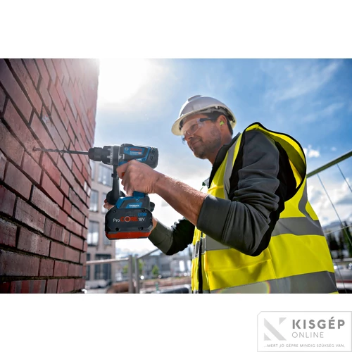 Bosch GSB 18V-150 C Akkus ütvefúró-csavaró 2x PC 8Ah akkuval töltővel kofferban