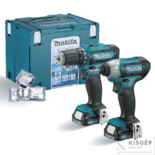 Makita CLX201SAX6 DF331DZ+TD110DZ+2xBL1021B+HŰTHETŐ MAKPAC