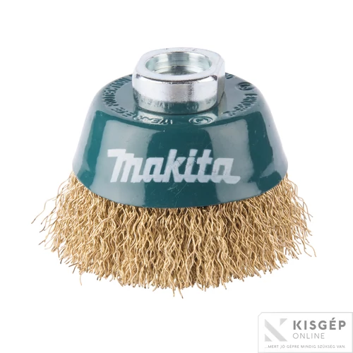 Makita hullámos drótk. csésze 60mm M14 sárgaréz