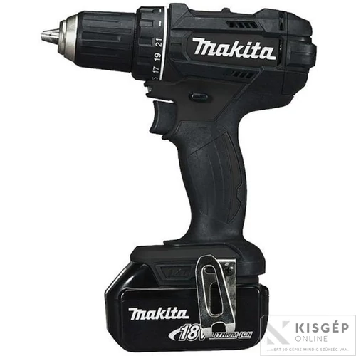 Makita DDF482RFEB 18V LXT Li-ion 62Nm Akkus fúró-csavarbehajtó 2x3,0Ah FEKETE
