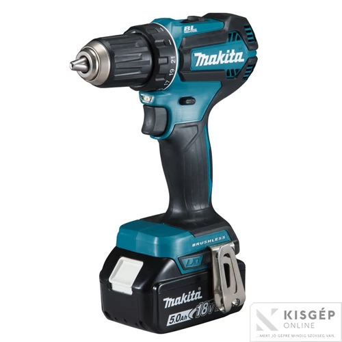 Makita DDF485RTJ 18V LXT Li-ion BL 50Nm fúró-csavarbehajtó 2x5,0Ah