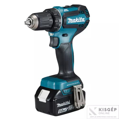 DDF485RTJ Makita DDF485RTJ 18V LXT Li-ion BL 50Nm fúró-csavarbehajtó 2x5,0Ah