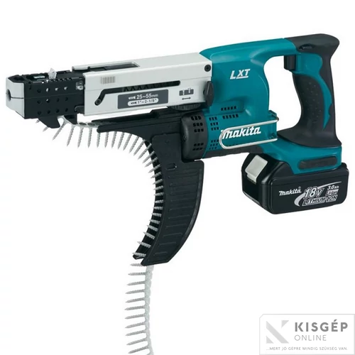 Makita DFR550RFE 18V LXT Li-ion táras csavarbehajtó 0-4000f/p 2x3,0Ah