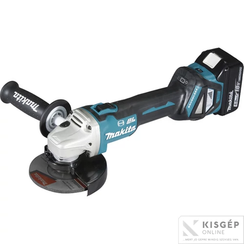 Makita DGA513RTJ 18V LXT Li-ion BL 125mm sarokcsiszoló ford+fé 2x5,0Ah