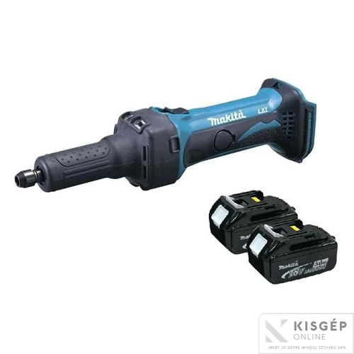 Makita DGD800RTJ 18V LXT Li-ion egyenes csiszoló 2x5,0Ah