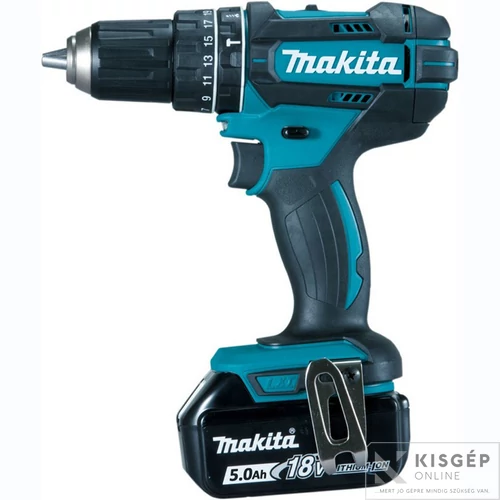 Makita DHP482RTJ 18V LXT Li-ion 62Nm ütvefúró-csavarbehajtó 2x5,0Ah