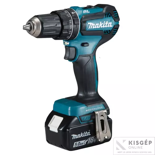 DHP485RTJ Makita 18V LXT Li-ion BL 50Nm ütvefúró-csavarbehajtó 2x5,0Ah