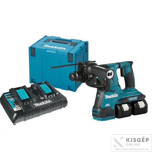 Makita DHR280PT2J 2x18V LXT Li-ion BL 2,8J SDS-Plus fúró-vésőkalapács 2x5,0Ah+DT