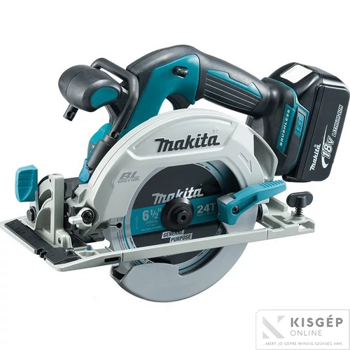 Makita DHS680RTJ 18V LXT Li-ion BL 165mm körfűrész 2x5,0Ah