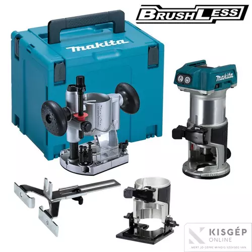 DRT50ZJX2 Makita DRT50ZJX2 18V LXT Li-ion BL kombinált marógép + készlet  Z