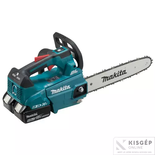 DUC306PT2 Makita DUC306PT2 2x18V LXT Li-ion  BL akkus láncfűrész 30cm, 3/8, 1,3mm 2x5,0Ah