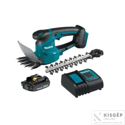 Makita  DUM111SYX 18V LXT Li-ion sövényvágó/fűnyíró olló 1x1,5Ah