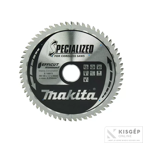 Makita EFFICUT körfűrészlap 185x30mm Z60 ALU