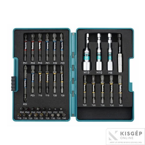 Makita impact PREMIER bitkészlet 38 részes