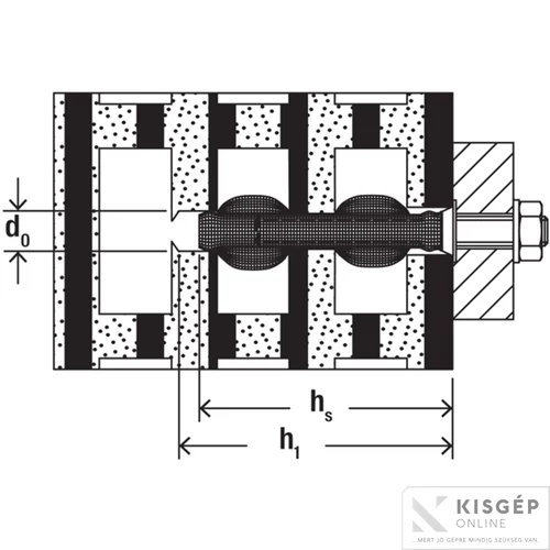 Fischer FIS H 18x85 N szitahüvely