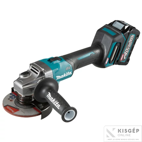 Makita GA005GM201 40V max XGT Li-ion BL 125mm sarokcsiszoló + FÉK 2x4,0Ah szett