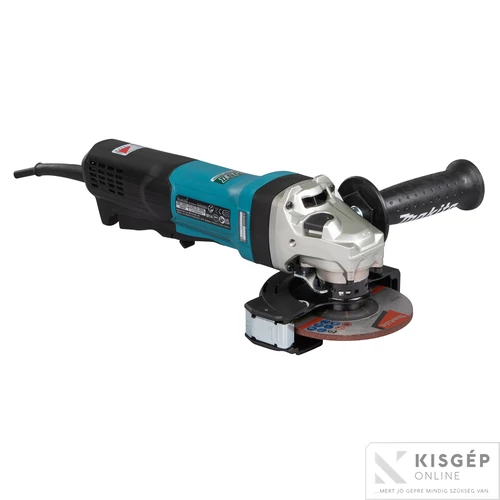 Makita 125 mm 1900 W sarokcsiszoló SJS II AFT kons+lágy+ford+FÉK HK R