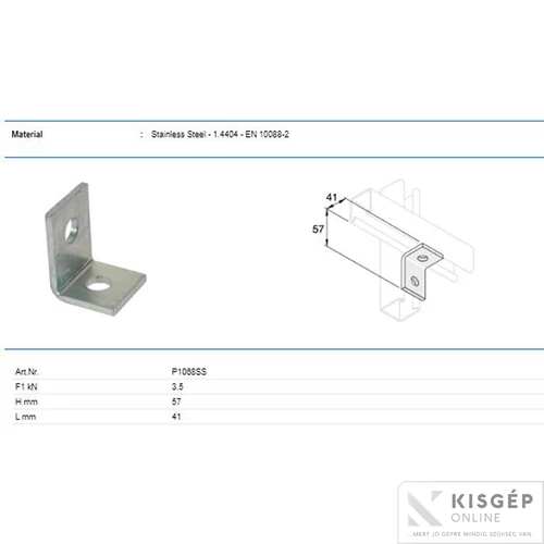 Grinnell UnistruTyco Angle Fittings 90°  P1068-SS