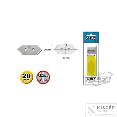 OLFA MCB-1 - Paszpartuvágó penge 5db