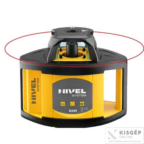 NivelSystem NL500 lézerszintező (500m) digitális RD700 érzékelővel, léccel és SJJ1 állvánnyal