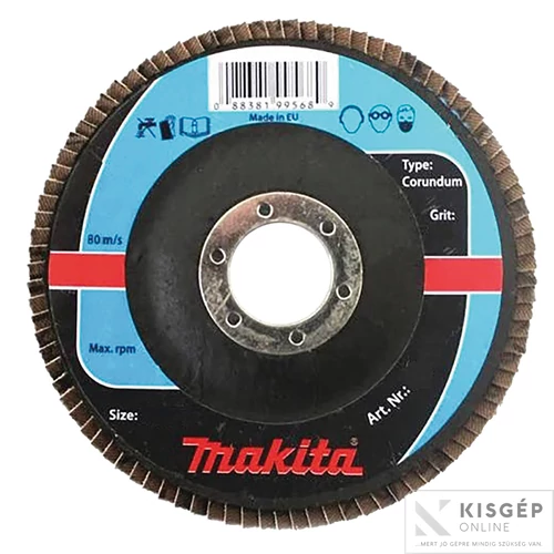 Makita lamellás csiszoló ACÉL 125mm K120