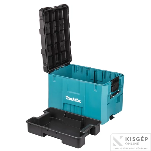 Makita MAKTRAK nagyméretű tároló 58,5L, 565x394x402mm, 7,2kg