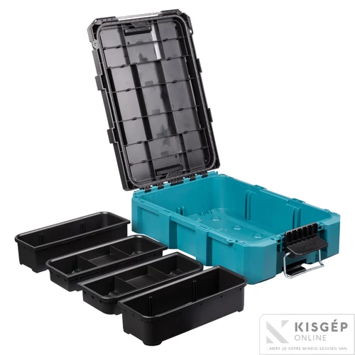 Makita MAKTRAK közepes tároló 18,4 L, 562 x 387 x 161 mm, 4,4 kg