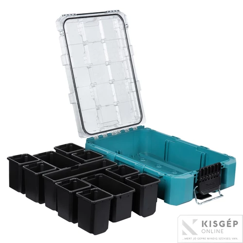 Makita MAKTRAK közepes rendszerező 18,4 L, 562 x 387 x 163 mm, 4,9 kg