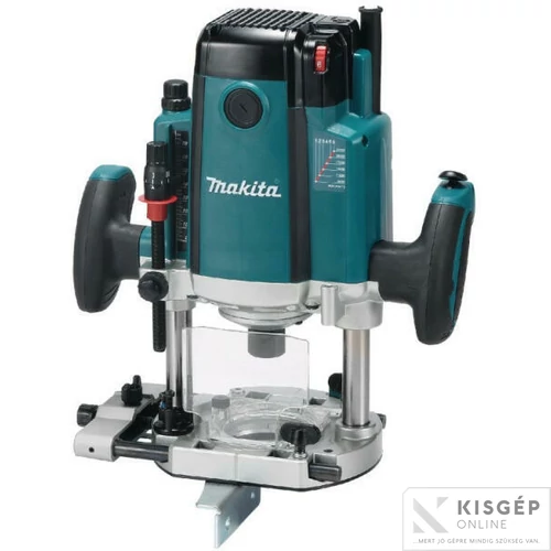 Makita 2300 W 12 mm felsőmaró 0-70 mm LÁGYINDÍTÁS FORD, DUAL LED