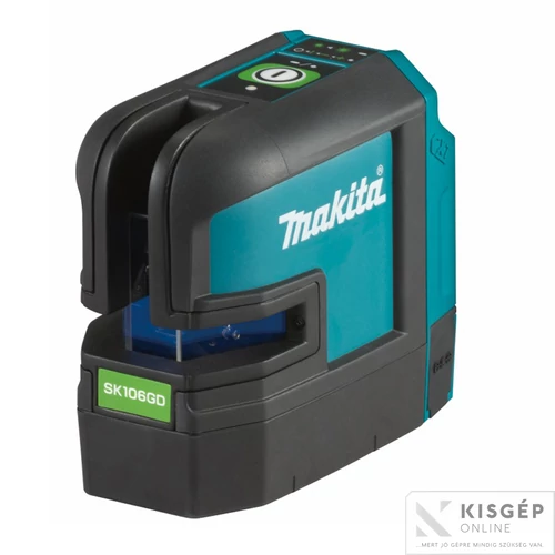 Makita SK106GDZ 10,8V CXT Li-ion kereszt és pont lézer ZÖLD Z