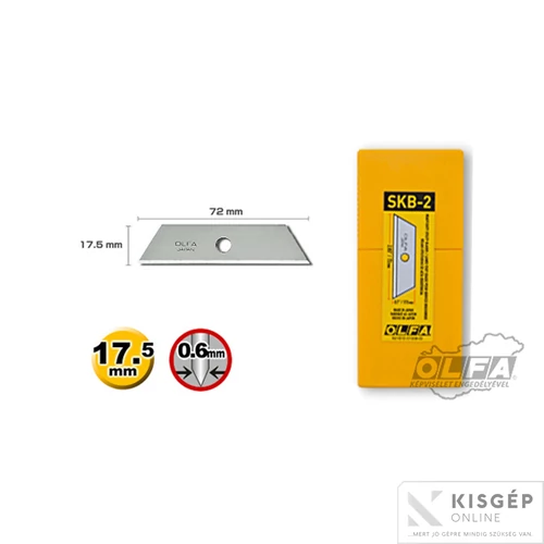 OLFA SKB-2/50 - Biztonsági penge (50 db/cs)