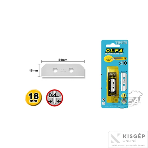 OLFA SKB-8/10B - Biztonsági penge 10db