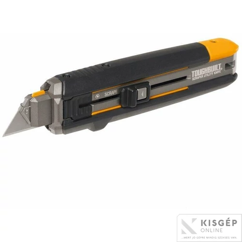 Toughbuilt kitolható pengés kés kaparó funkióval 12 darabos boxban