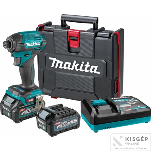 Makita TD002GD202 40Vmax XGT Li-Ion BL 220 Nm 500 W ütvecsavarbehajtó 1/4